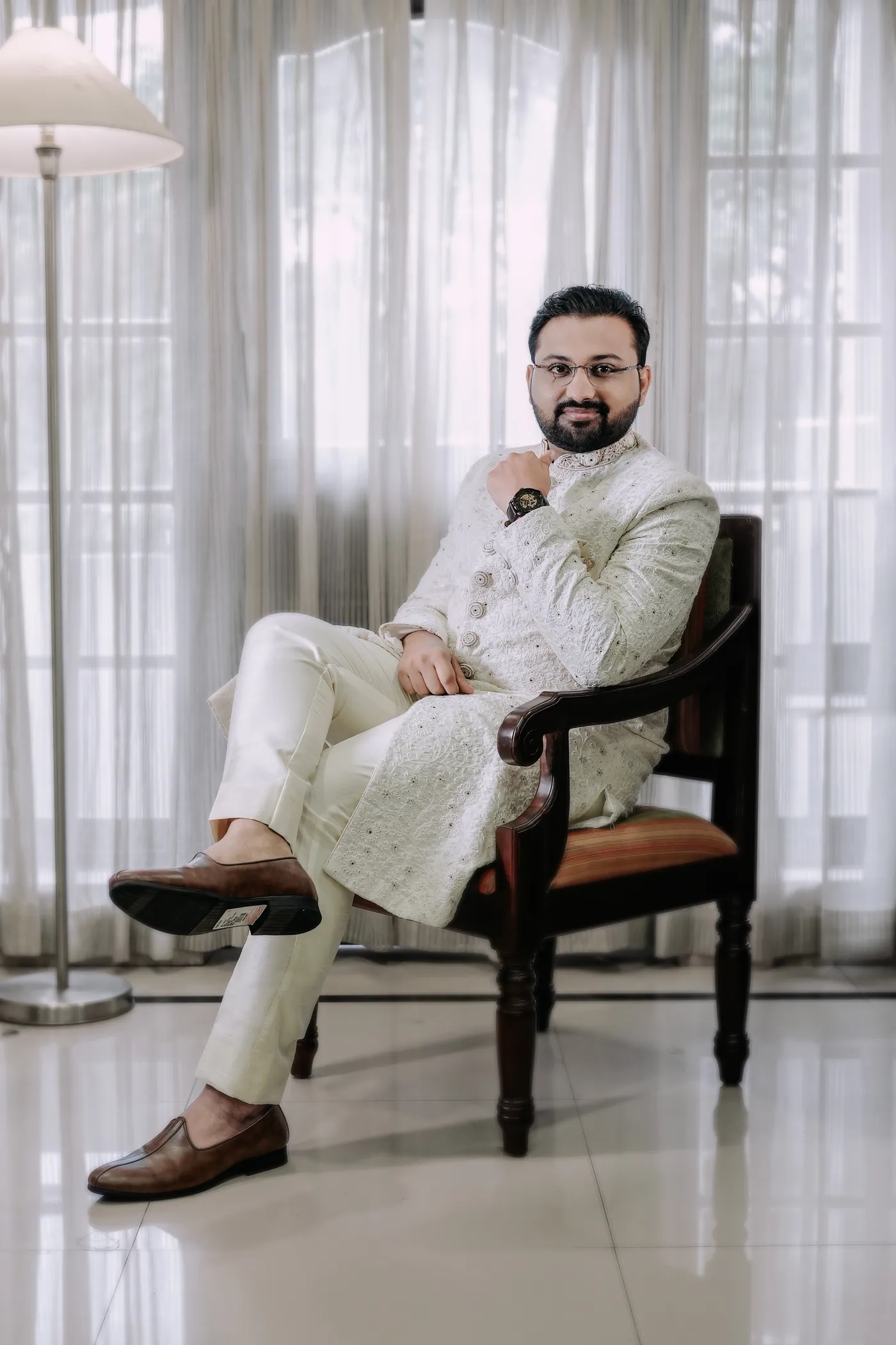 Groom styling and hair makeover at Zelenz Unisex Saloon Pala & Kottayam